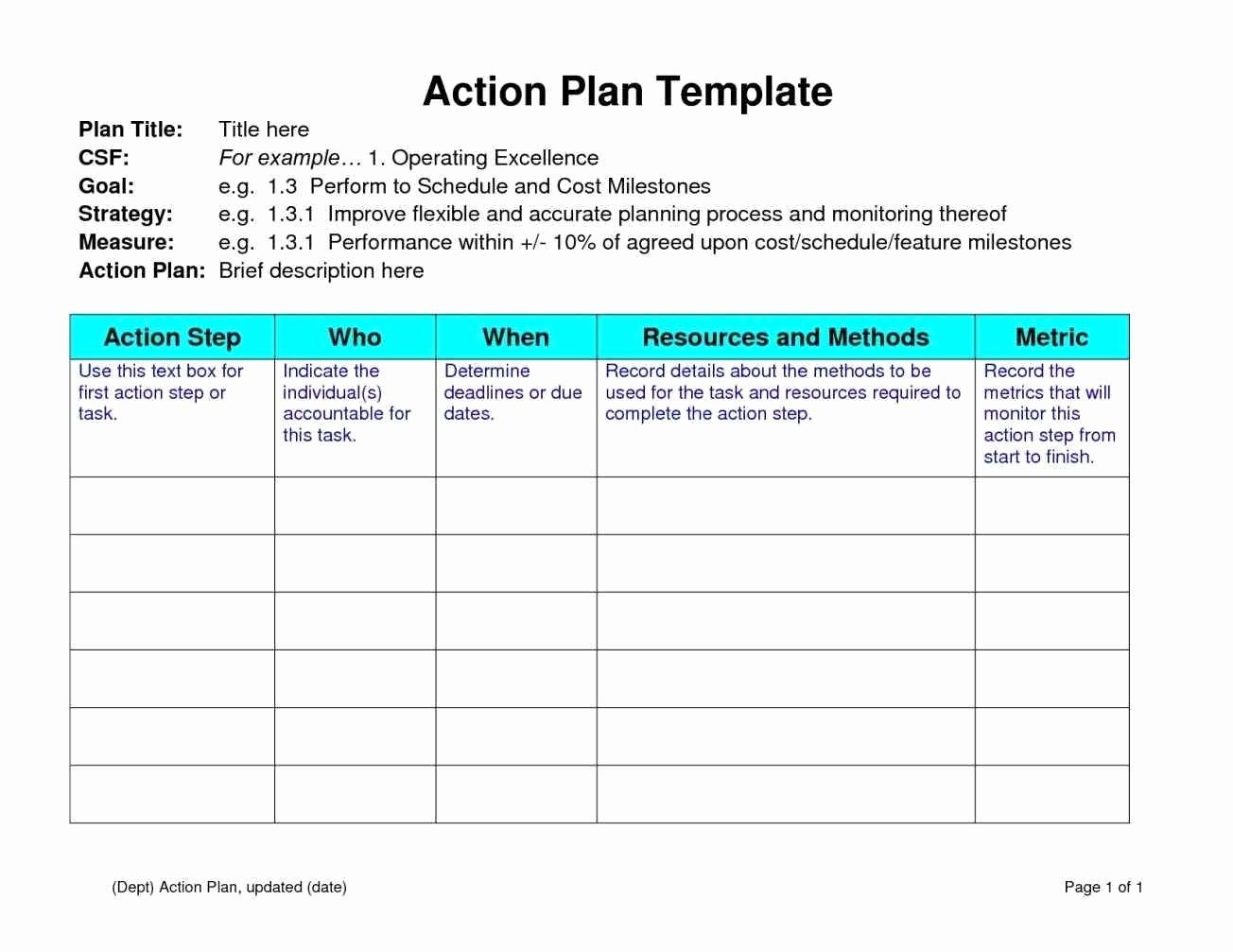 100 Day Plan Template Excel Fresh 11 100 Day Plan Sample