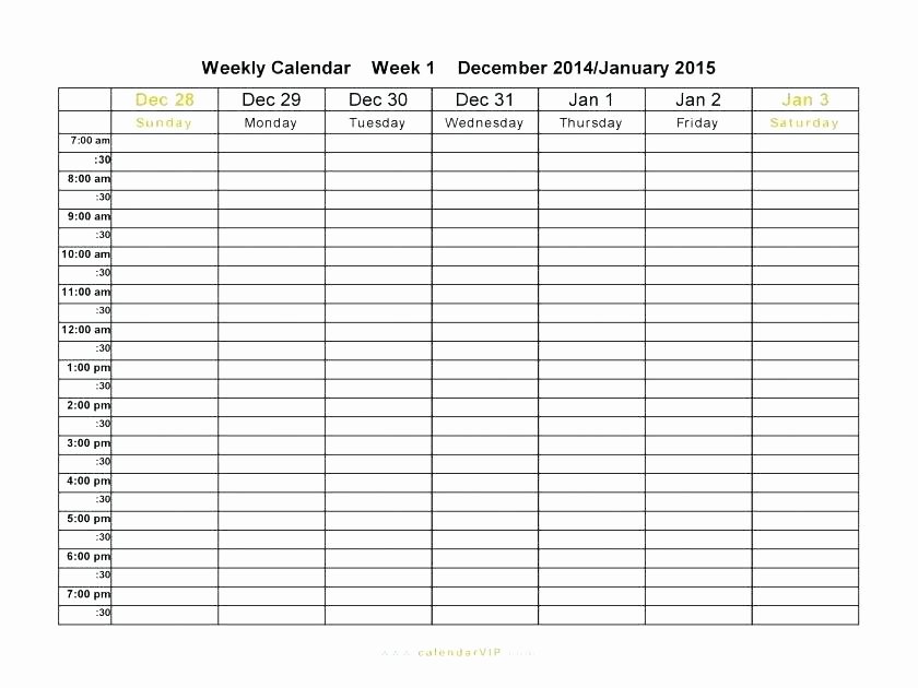 2 Week Schedule Template Best Of Blank Two Week Calendar – Italfx