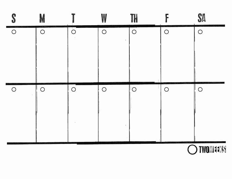 2 Week Schedule Template Inspirational 2 Week Diy Planner Template Ahhh Design