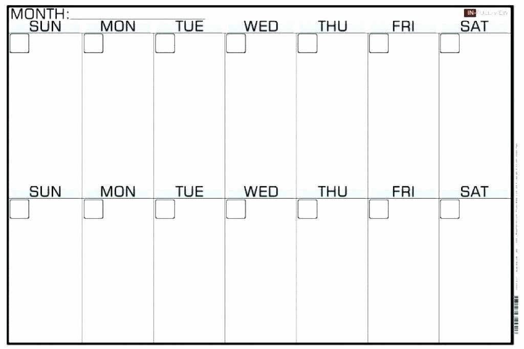 2 Week Schedule Template Unique Blank Two Week Calendar – Italfx