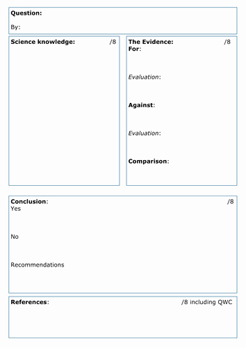 21st Century Lesson Plan Template Inspirational Ocr 21st Century Science Case Study Template by Missjomo