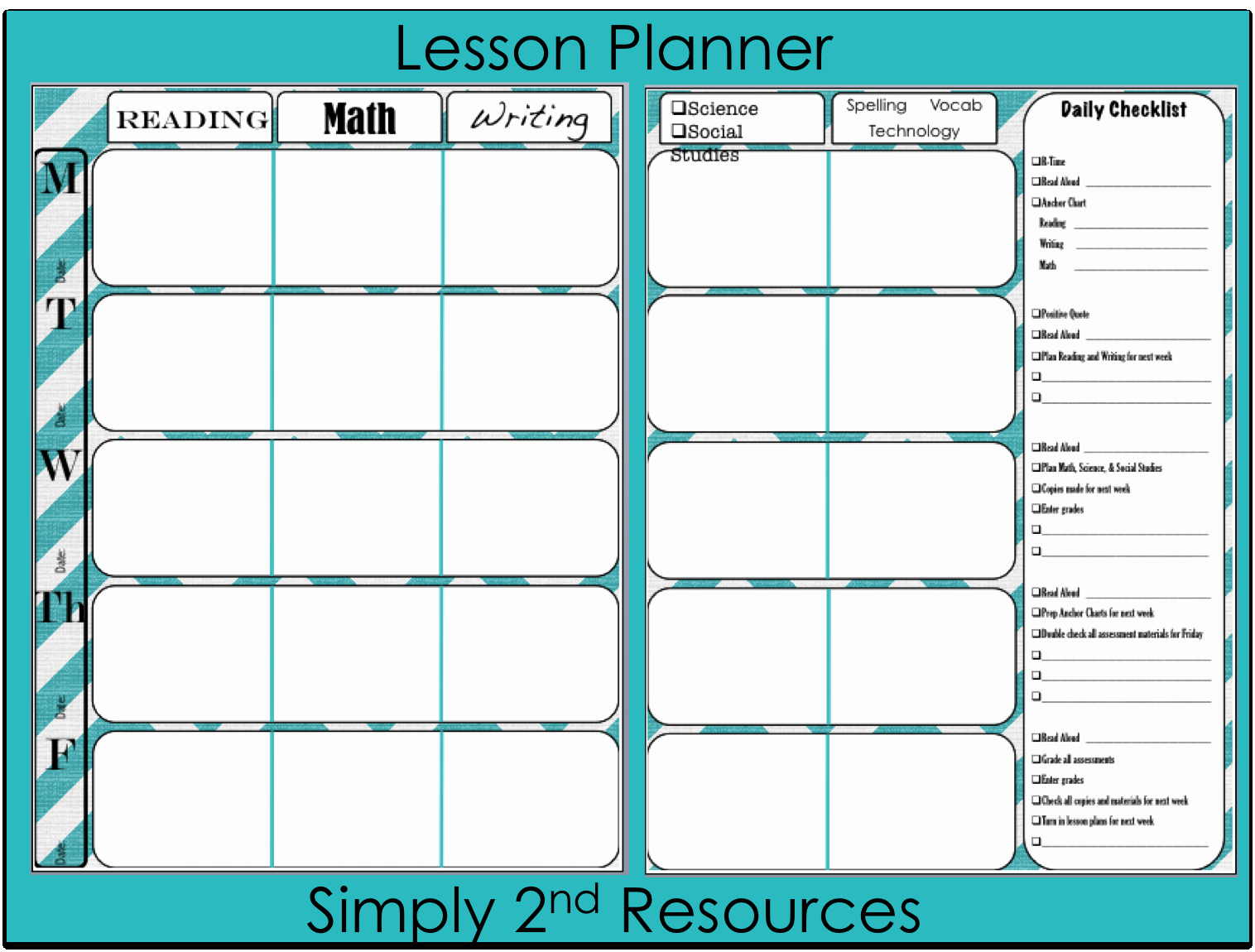 21st Century Lesson Plan Template Luxury Simply 2nd Resources Lesson Plan Template so Excited to