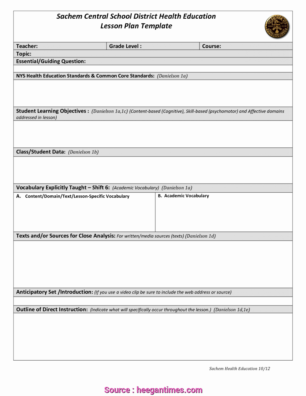 21st Century Lesson Plan Template Unique 7 Practical Nys Lesson Plan Template Collections