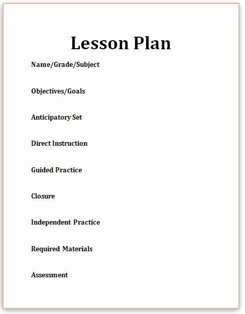 5 Step Lesson Plan Template Lovely Here S What You Need to Know About Lesson Plans