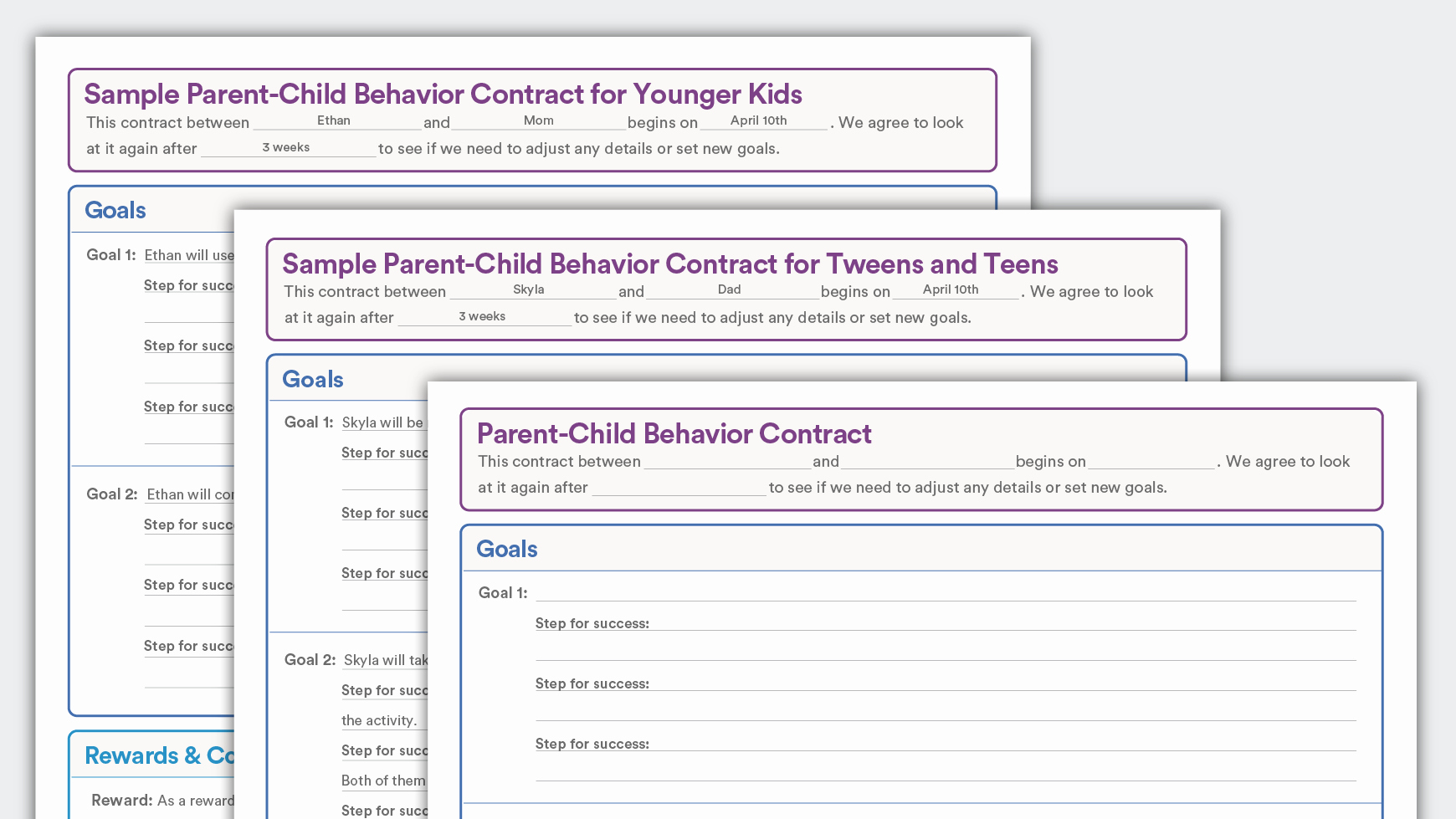 504 Plan Template Adhd Unique Sample Behavior Contracts