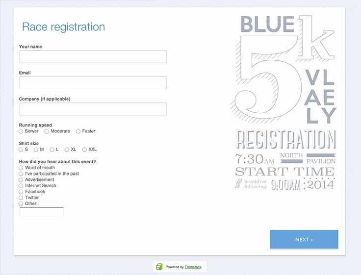 5k Race Registration form Template Lovely Make Your 5k event even Easier to Manage with Online