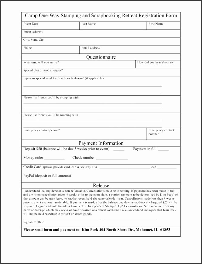 5k Registration form Template Beautiful 9 Registration form Template Download Sampletemplatess