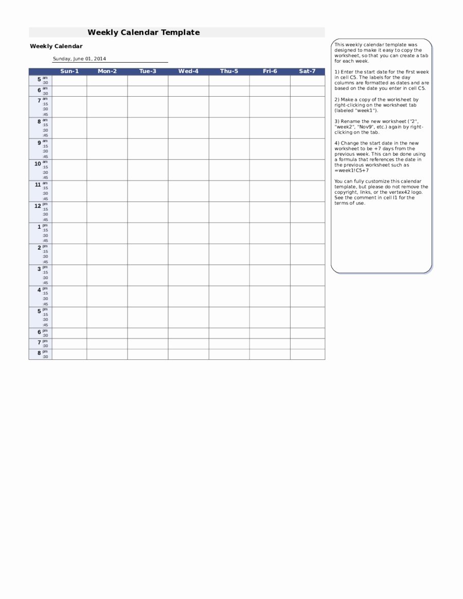 7 Day Week Schedule Template Beautiful 7 Day Weekly Planner Template Printable