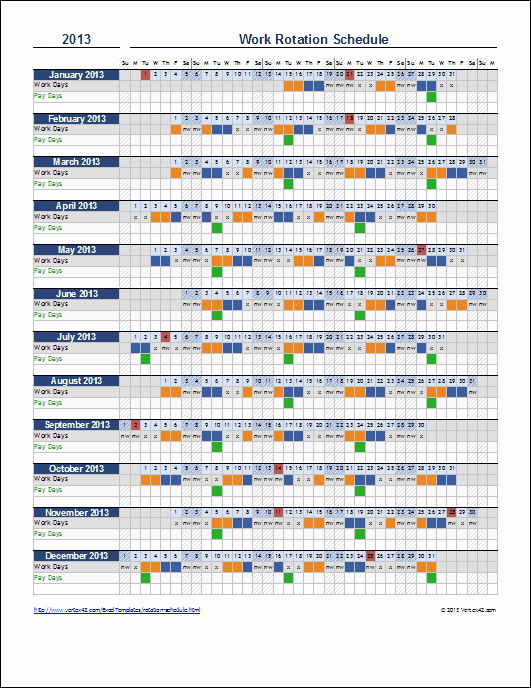 7 Day Work Schedule Template Fresh 12 Hour Shift Schedules Every Other Weekend F – Planner