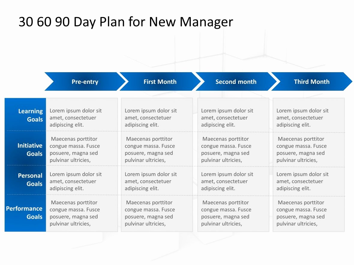 90 Day Marketing Plan Template Best Of 30 60 90 Day Plan for New Manager