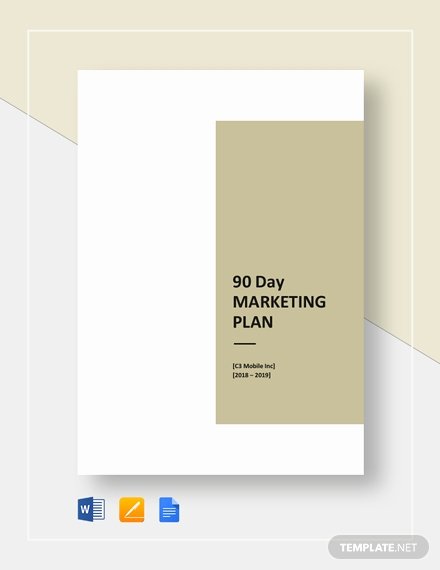 90 Day Marketing Plan Template New 7 Free 30 60 90 Day Plan Templates Word