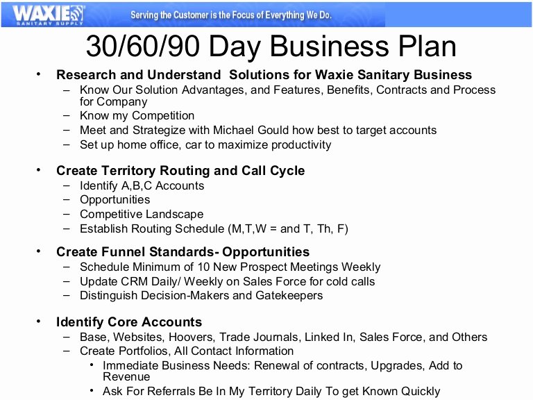 90 Day Marketing Plan Template Unique 30 60 90 Business Plan