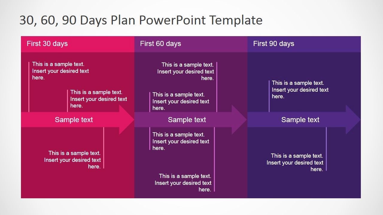 90 Day Planner Template Elegant 30 60 90 Days Plan Powerpoint Template Work Stuff