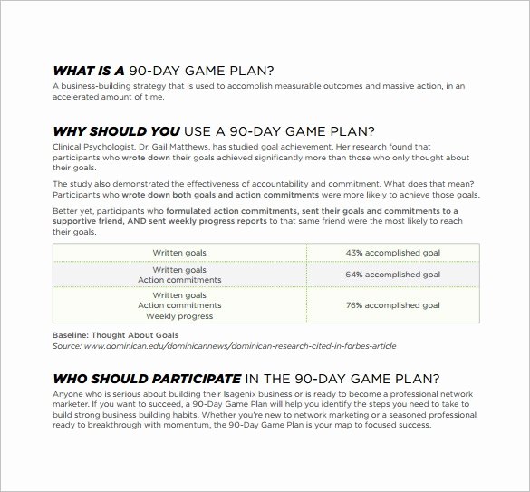 90 Day Planner Template Fresh 90 Day Plan Template 14 Free Word Pdf Documents