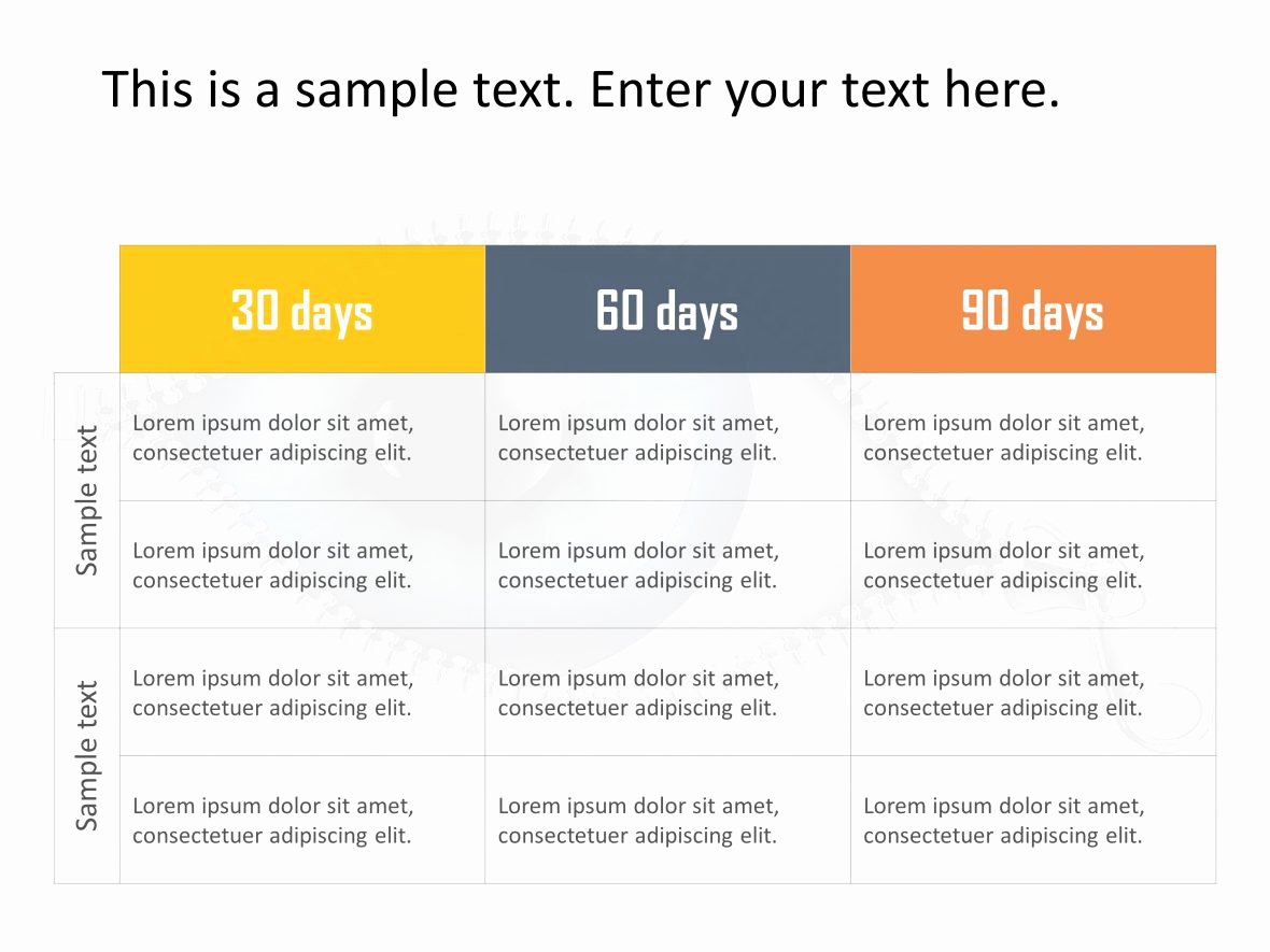 90 Day Planner Template Luxury 30 60 90 Day Plan Powerpoint Template 23