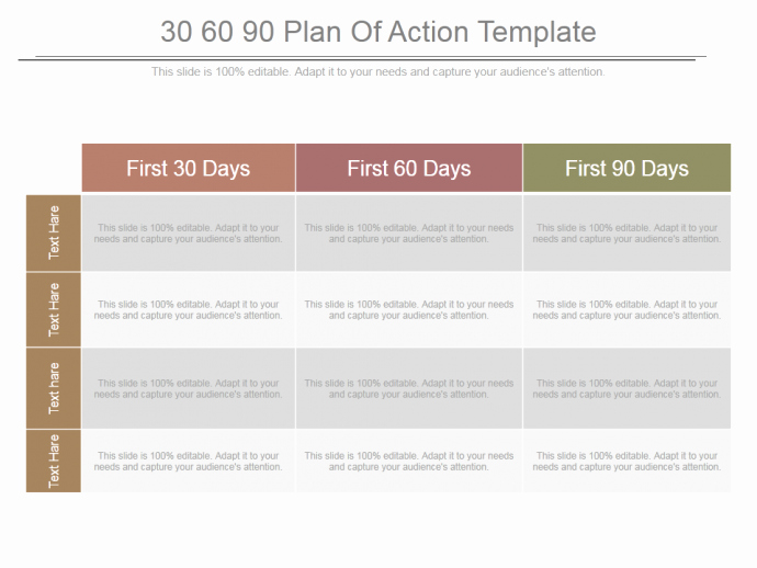 90 Day Planner Template New 30 60 90 Day Plan Designs that’ll Help You Stay On Track