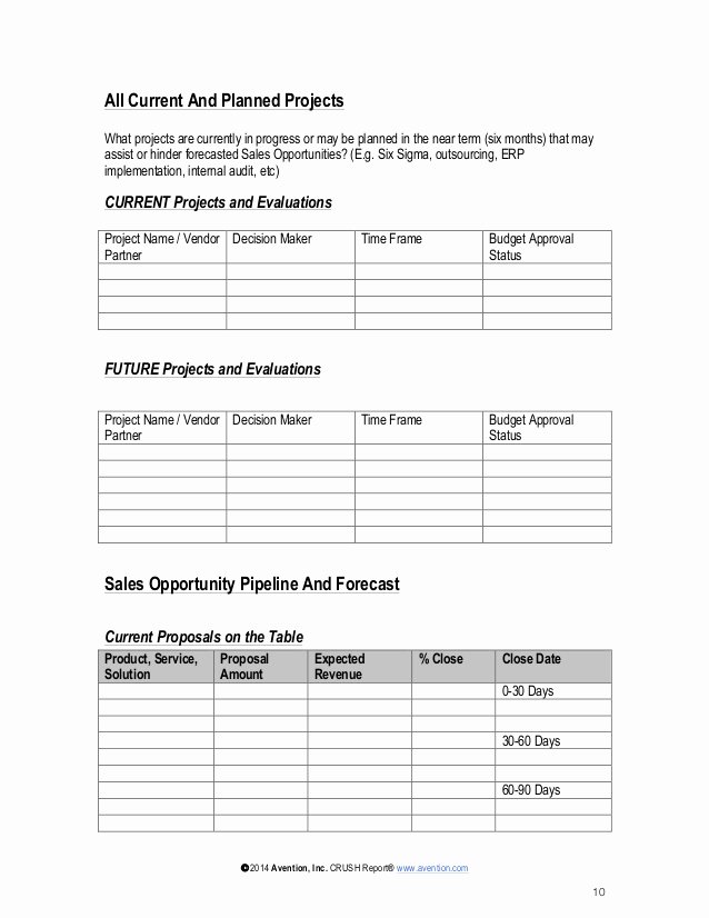 Account Management Plan Template Luxury Account Development Plan Template