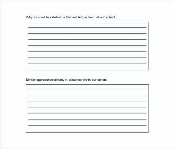 Action Plan Template for Students Lovely 8 Sample School Action Plans Word Pdf