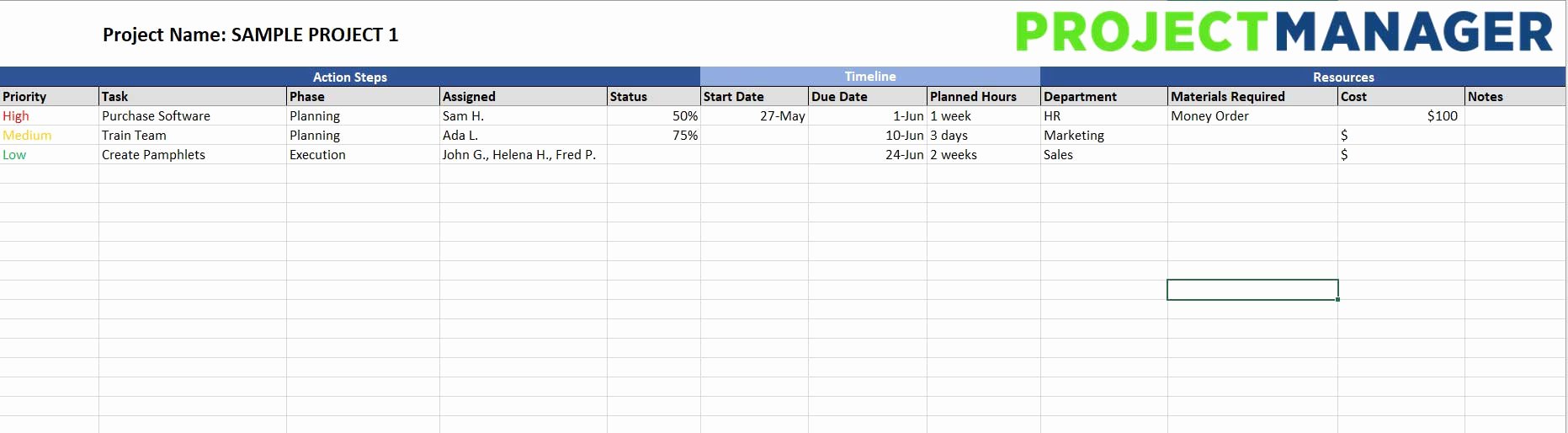 Action Planning Template Excel Lovely Action Plan Template for Excel Free Download