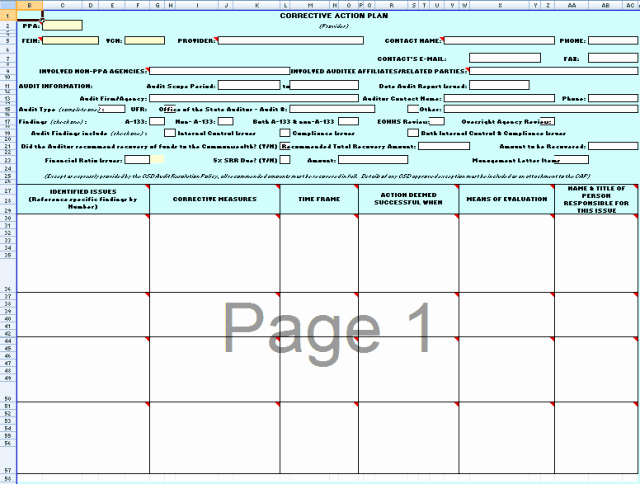 Action Planning Template Excel Luxury 21 Free Word &amp; Excel Action Plan Templates Excel Word Pdf