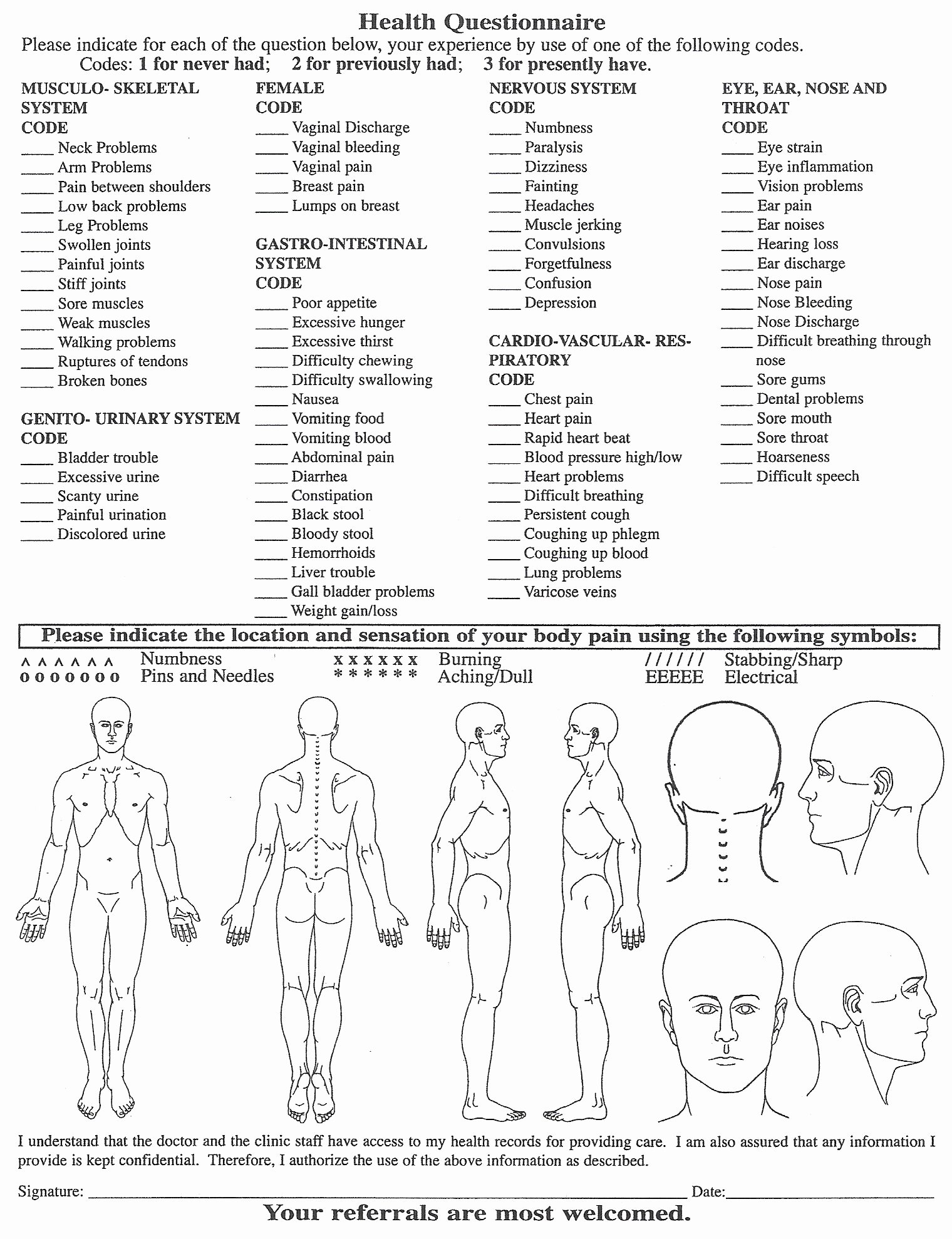 Acupuncture Intake form Template Elegant Chair Massage Intake form Body Massage Consultation form