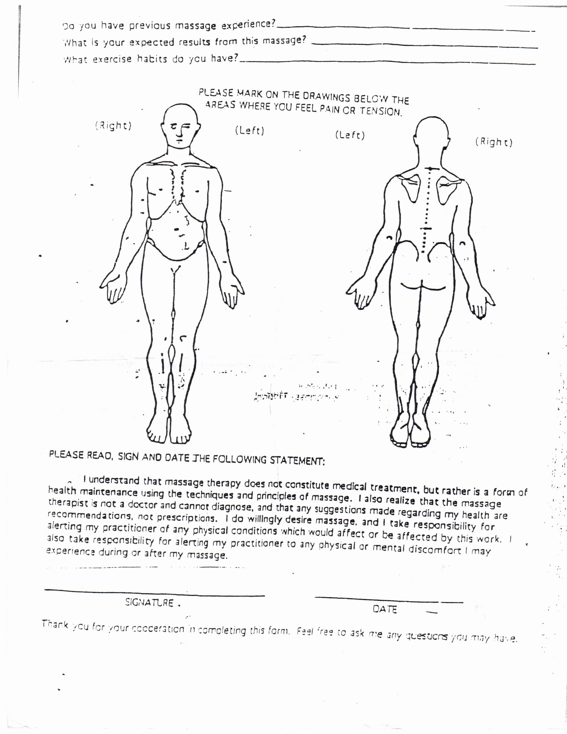 Acupuncture Intake form Template Inspirational Intake forms