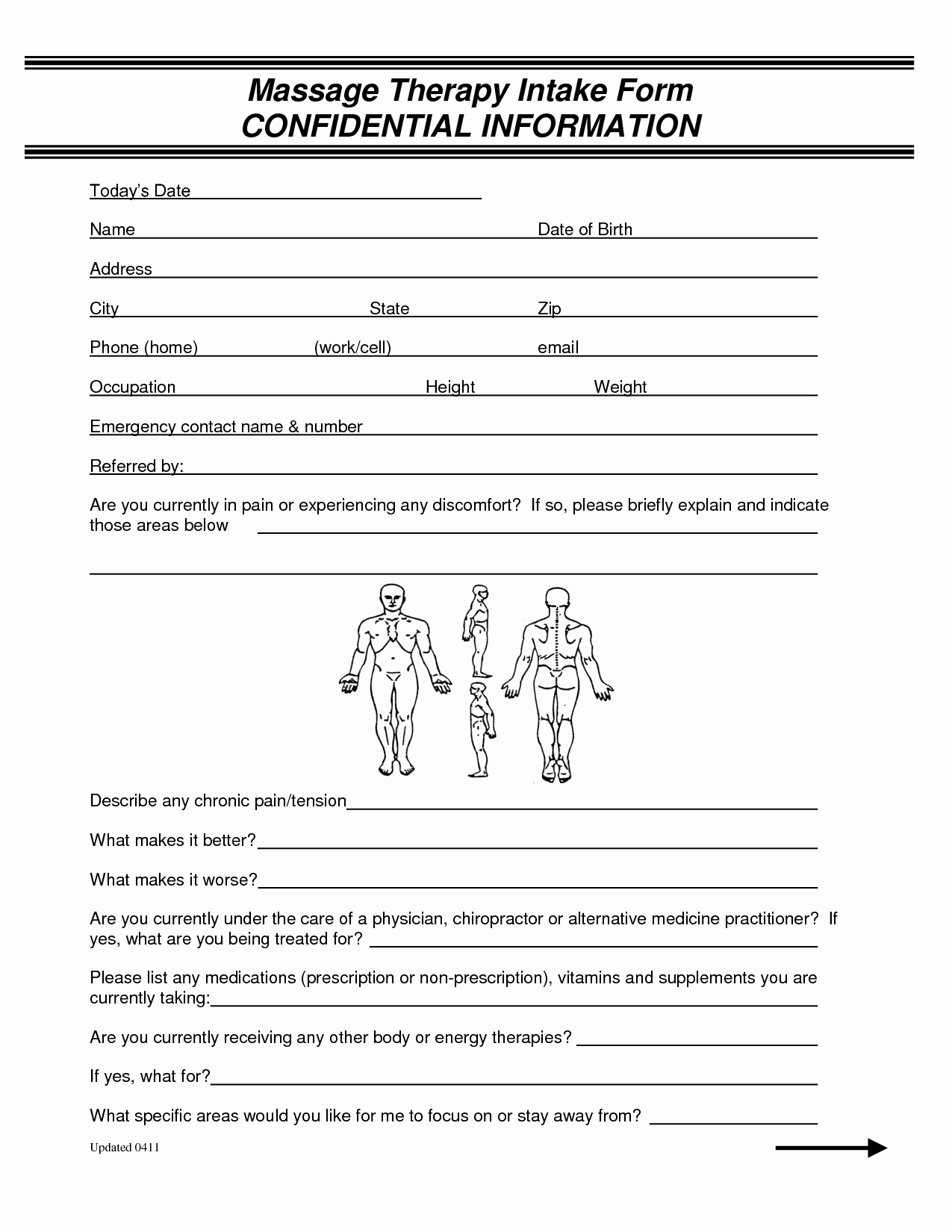 Acupuncture Intake form Template Unique soap Note Massage therapy Blank Google Search