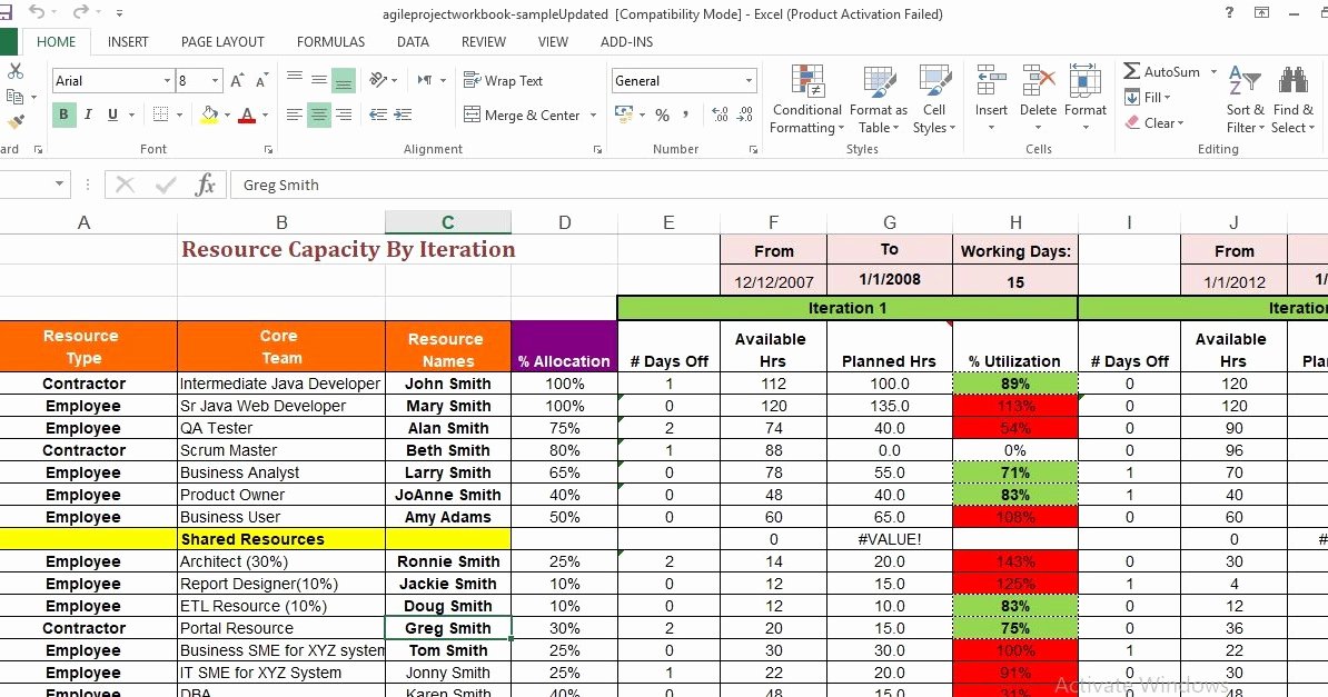 Agile Project Plan Template Excel Beautiful Agile Project Management Excel Template Engineering