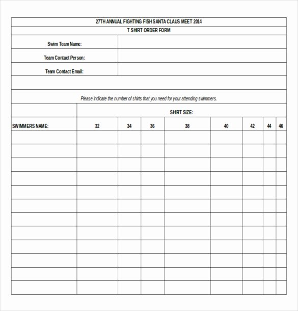 Apparel order form Template Free Luxury Contoh Invoice Laundry Ninatoh