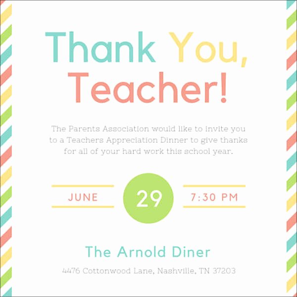 Appreciation Dinner Invitation Template Best Of 8 Appreciation Dinner Invitations Word Psd Ai