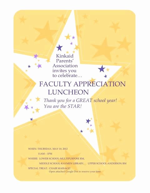 Appreciation Dinner Invitation Template Unique Employee Appreciation Invitation Templates