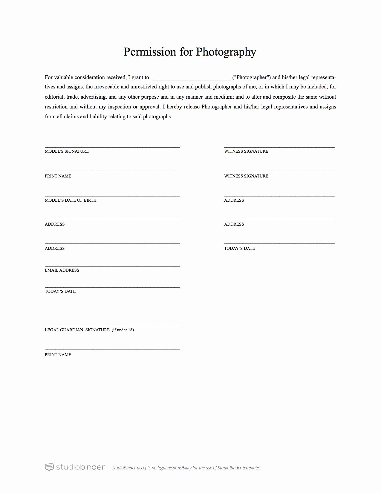 Artwork Release form Template Inspirational Artist Vs Model Rights How to Protect Yourself