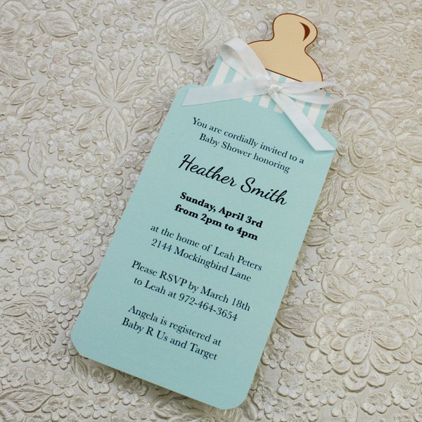 Baby Boy Invitation Template Best Of Baby Bottle Boy Shower Invitation Template