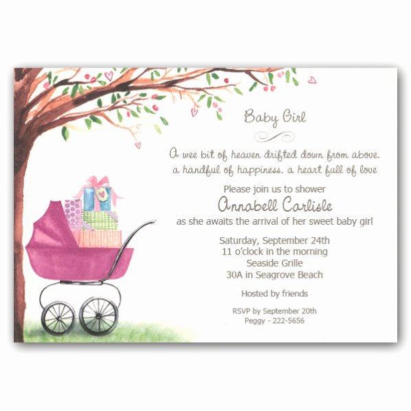 Baby Girl Invitation Template Fresh Girl Baby Shower Invites