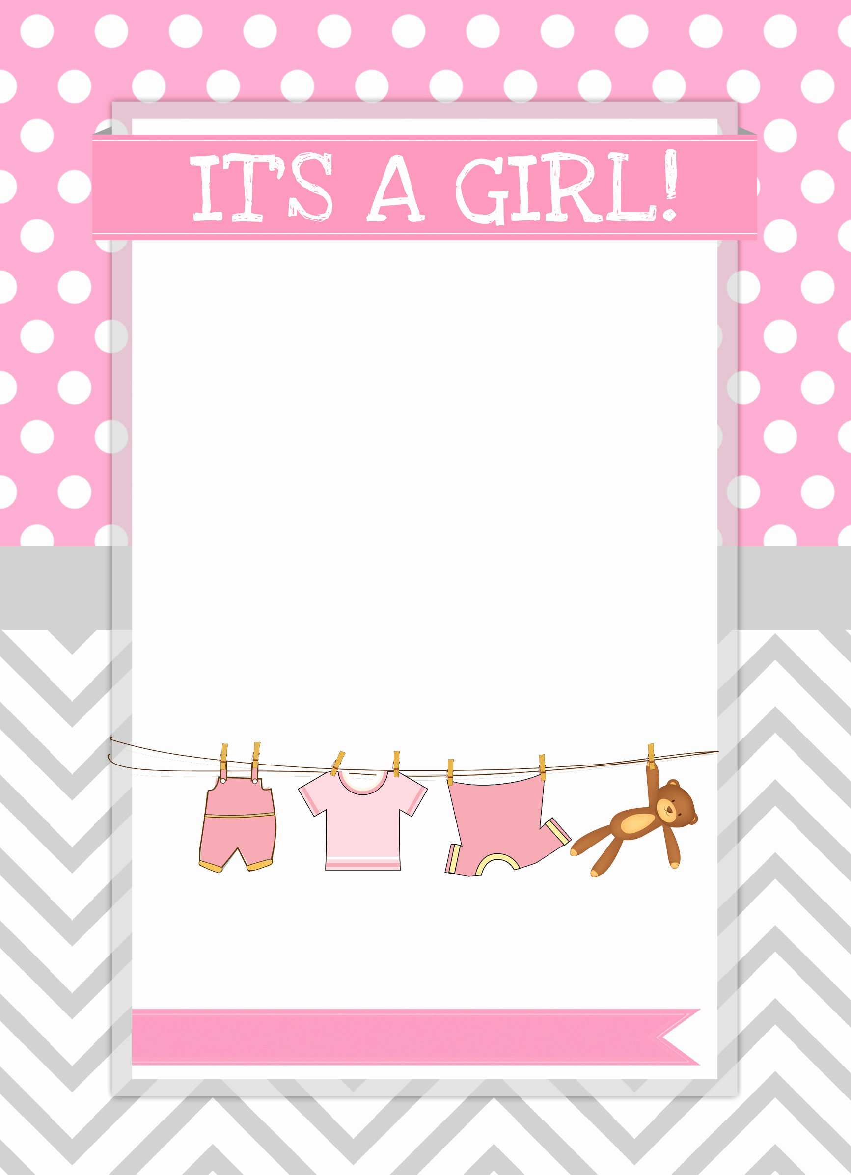 Baby Girl Invitation Template Inspirational Baby Girl Shower Free Printables How to Nest for Less™