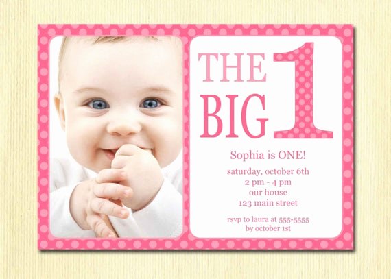 Baby Girl Invitation Template Unique First Birthday Baby Girl Invitation Diy Printable