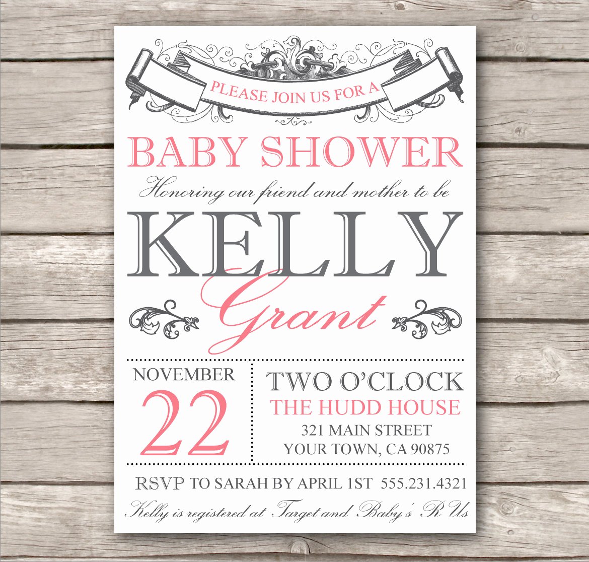 Baby Shower Invitation Template Free Inspirational Bridal Shower Invitation or Baby Shower Invitation by