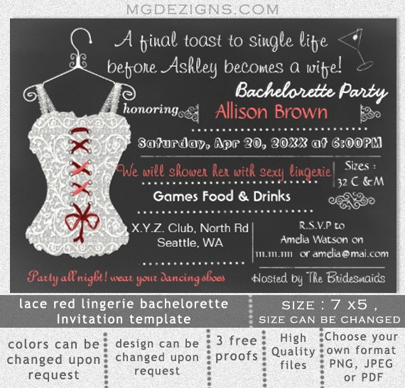 Bachelor Party Invites Template Fresh Bachelorette Party Printable Invitation