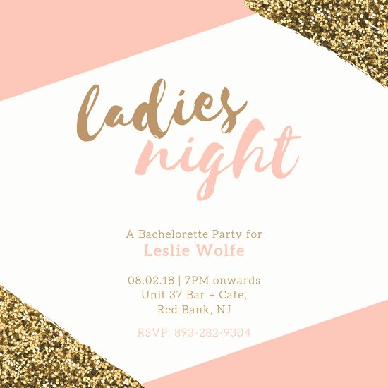 Bachelorette Party Invitation Template Free Fresh Customize 85 Bachelorette Party Invitation Templates