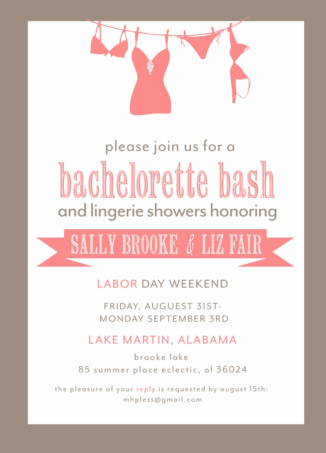 Bachelorette Party Invitation Template Free Inspirational Bachelorette Party Invitation Printable File