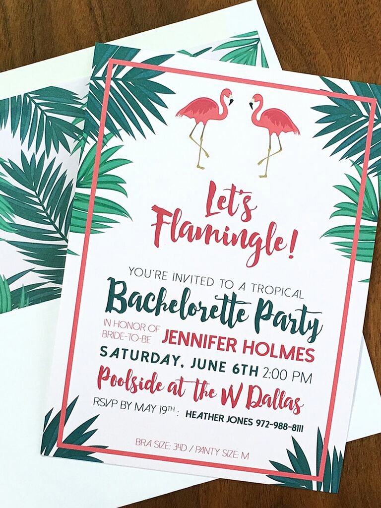 Bachelorette Party Invitations Template Free Awesome 14 Printable Bachelorette Party Invitation Templates