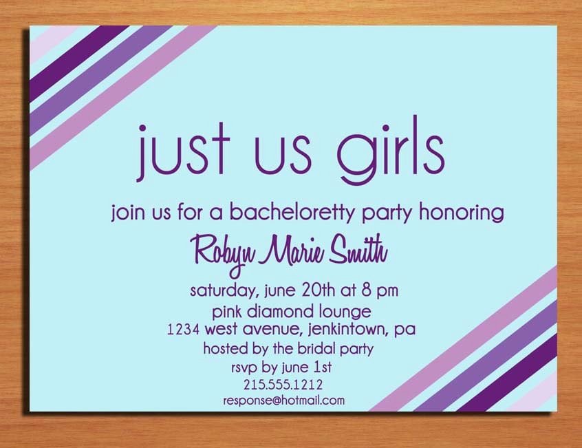 Bachelorette Party Invitations Template Free Awesome Free Printable Bachelorette Invitation