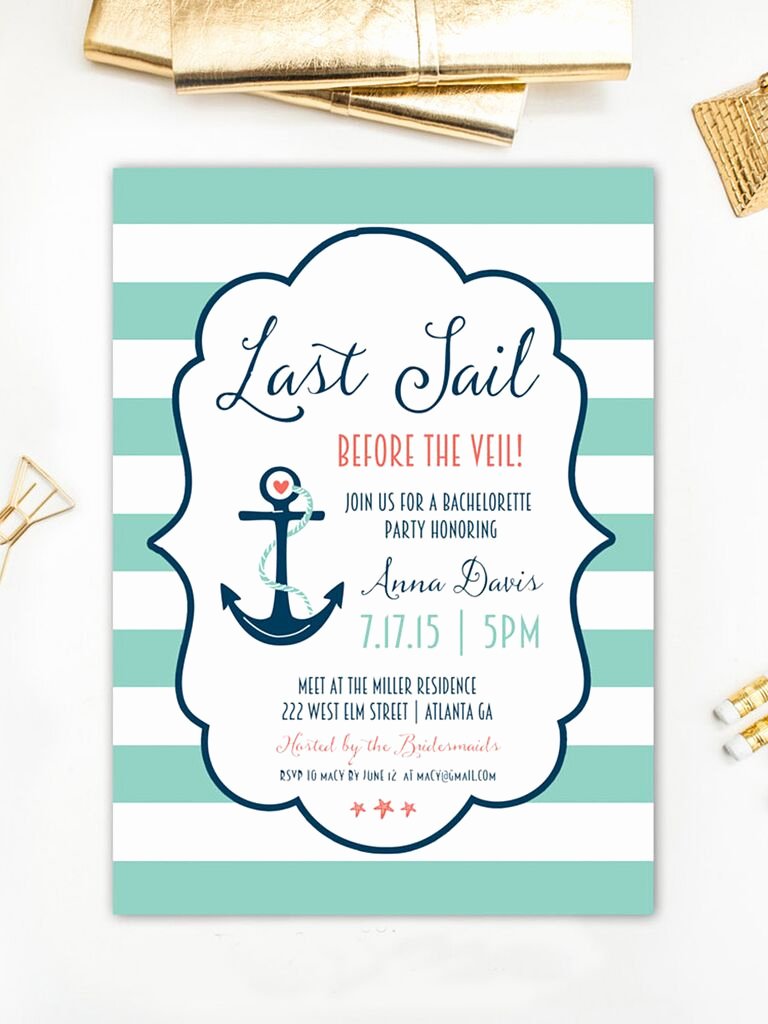 Bachelorette Party Invitations Template Free Beautiful 14 Printable Bachelorette Party Invitation Templates