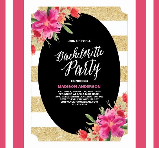 Bachelorette Party Invitations Template Free Elegant 41 Bachelorette Invitation Templates Psd Ai