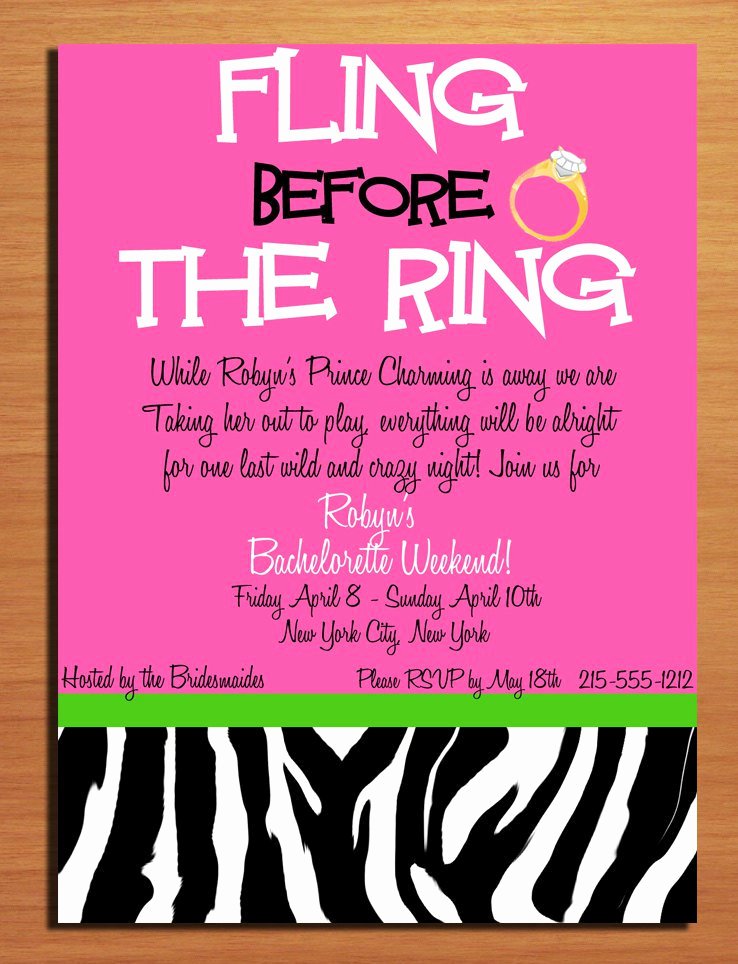 Bachelorette Party Invitations Template Free Luxury Bachelorette Party Printable Templates Free