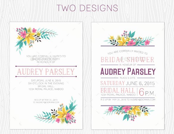 Bachelorette Party Invitations Template Free Unique 41 Bachelorette Invitation Templates Psd Ai