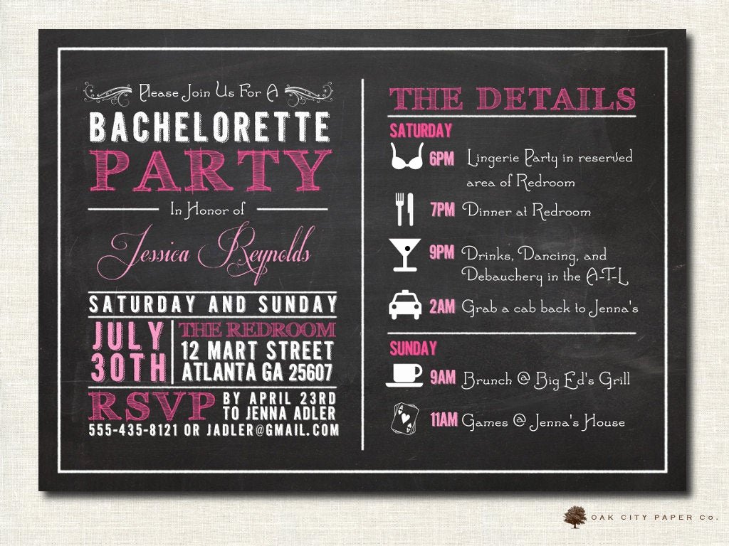 Bachelorette Party Invite Template Free Beautiful Bachelorette Invitation Bachelorette Party Invitation