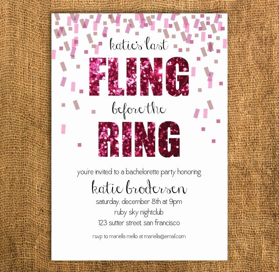 Bachelorette Party Invite Template Free Luxury Diy Printable Bachelorette Invitation by Prettymyparty On Etsy