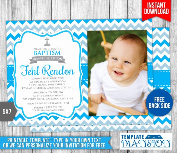 Baptism Invitation Template Free Download Fresh 32 Baptism Invitation Templates Free Sample Example