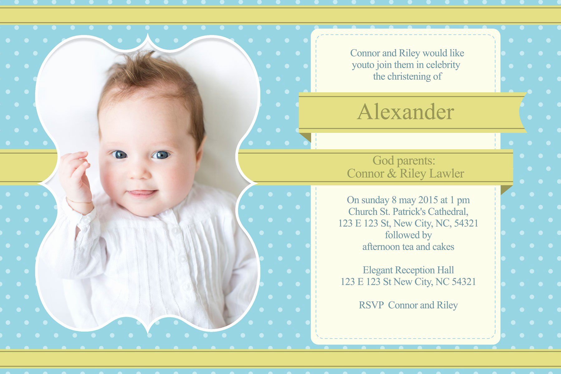 Baptism Invitation Template Free Download Lovely Christening Invitation Christening Invitation Template